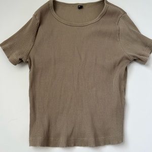 Super stretchy ribbed top